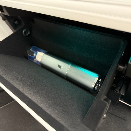 Dammsugare för bil som får plats i handskfacket