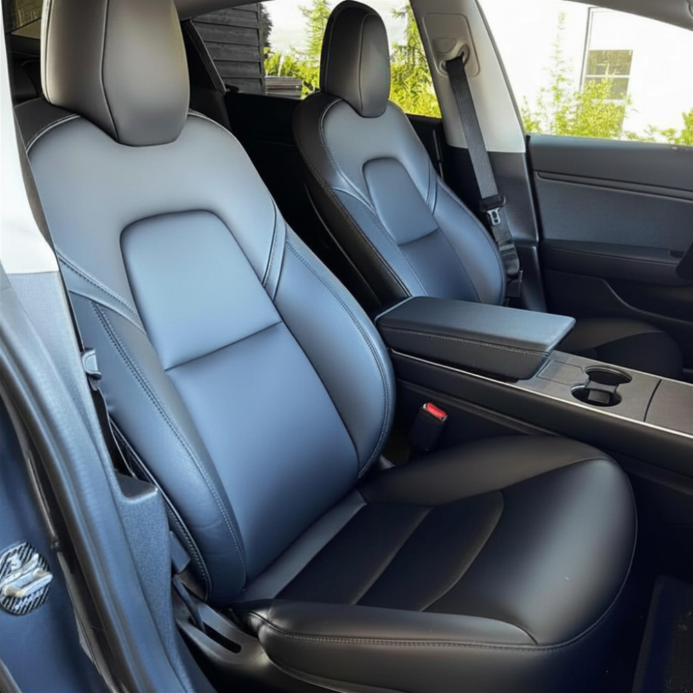 Komplett set sätesöverdrag - Passar till Tesla Model 3