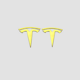 Emblem i metall - passar Tesla Model 3