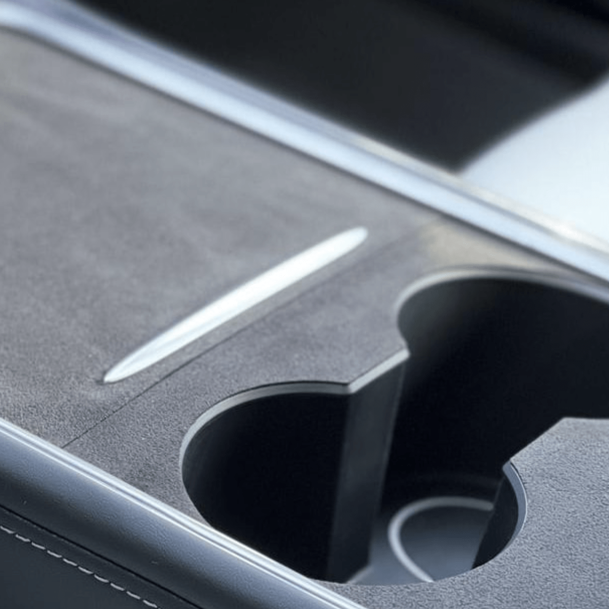 Folie-cover till mittkonsollen till Tesla Model 3/Y