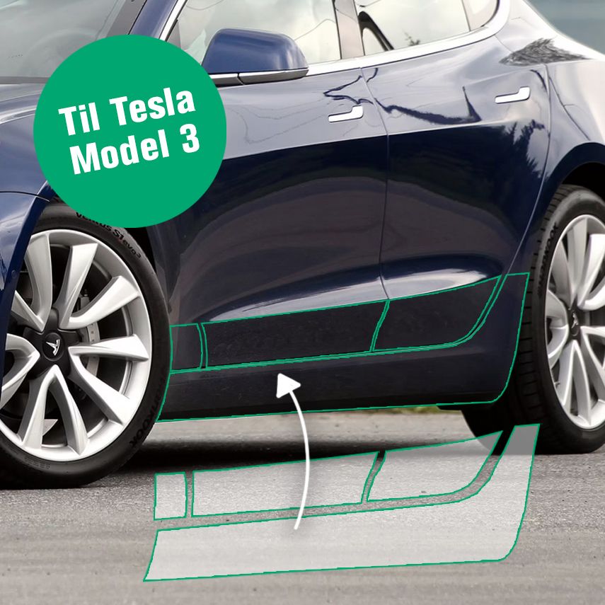 Premium skyddsfilm för Tesla Model 3/Y. DIY-kit