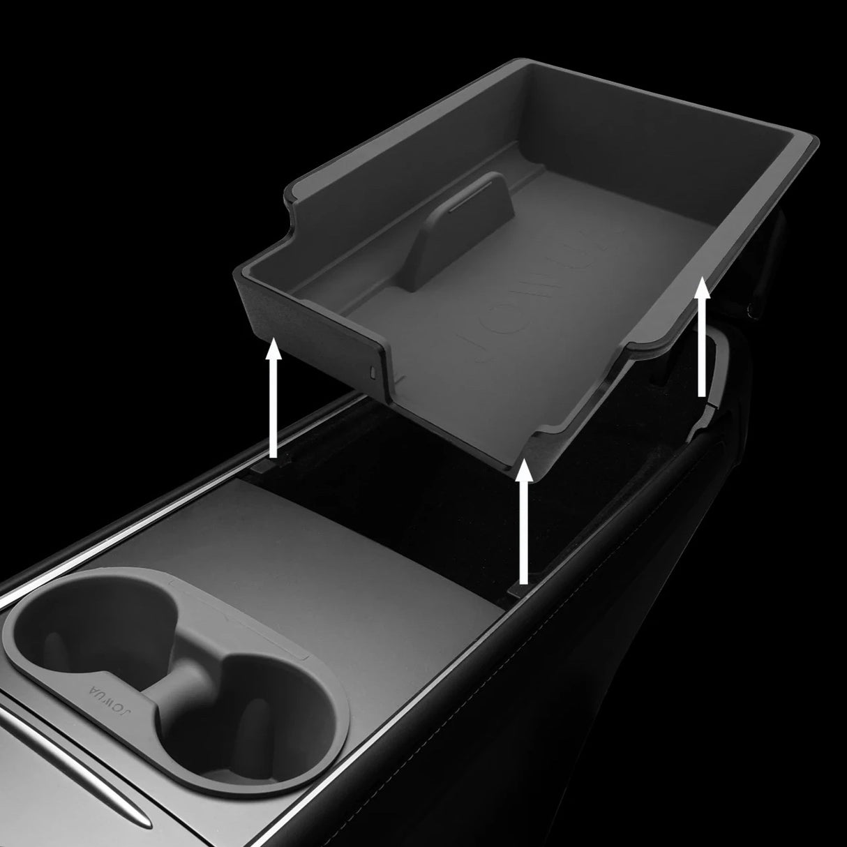 Jowua förvaringsbox (armstöd) Passar Tesla Model Y och Model 3