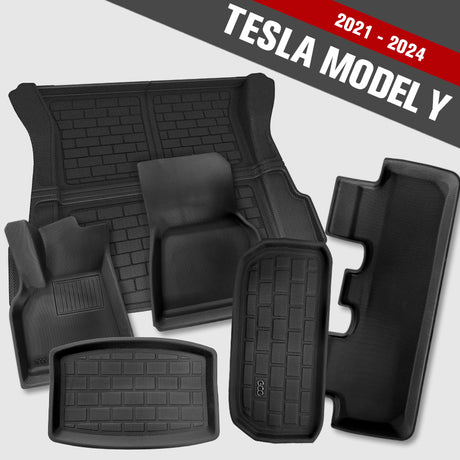 GCG MAX All Weather komplett mattset – passar till Tesla Model Y