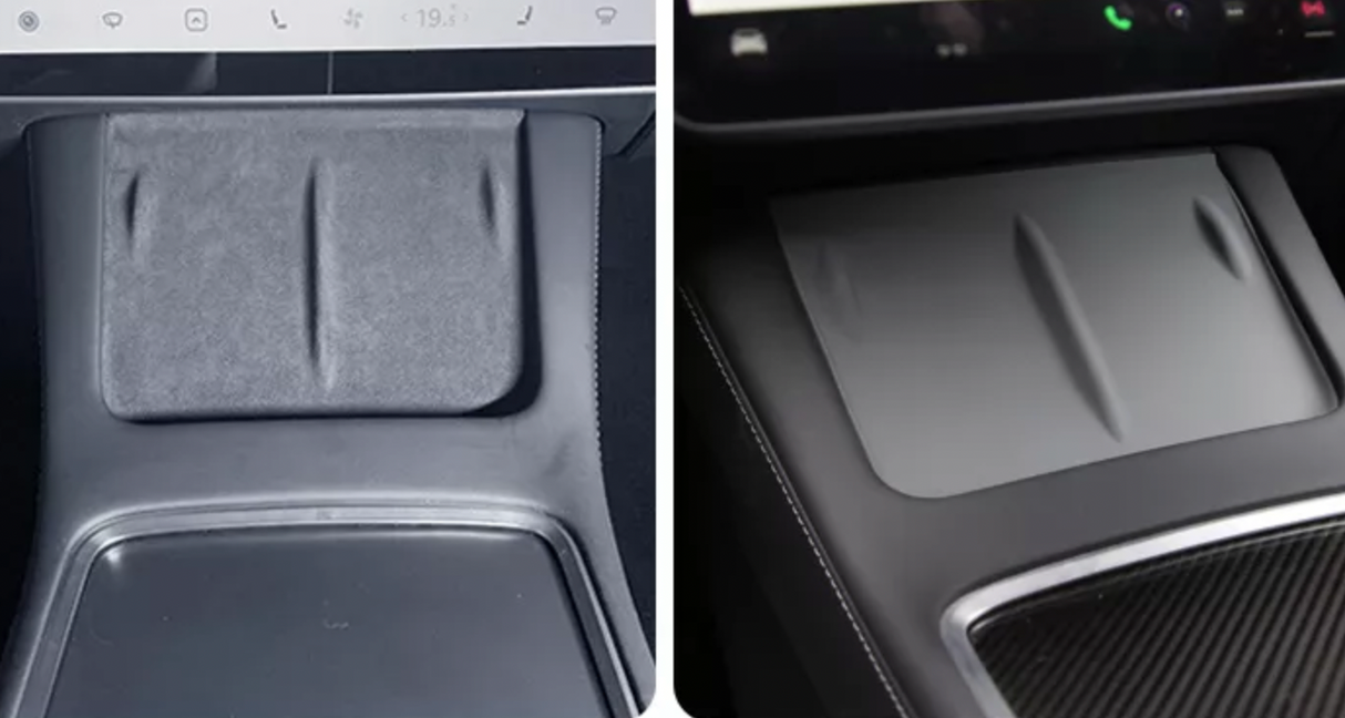 Silikonunderlägg till trådlös laddare - Passar till Tesla Model 3/Y