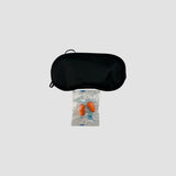 Sovmask med öronproppar