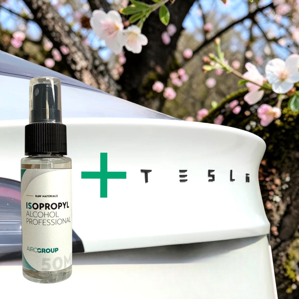 Tesla logotyp bokstäver + rengöring